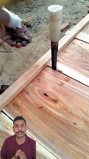 Amazing Nail Trick on Wooden Chair 🪑🔨 | Satisfying Woodworking Skill #shortsfeed #shorts #trending