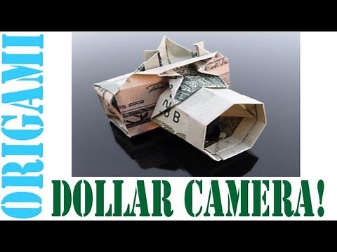 Easy Origami Digital Camera - Dollar Bill Camera Tutorial!