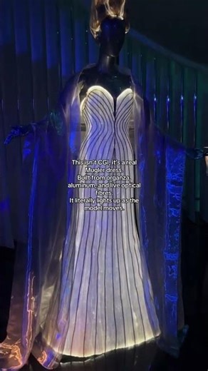 Mugler Alien Fiber Optic Dress, 2014