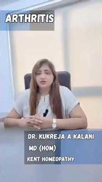 Arthritis/Dr Kukreja A kalani/Kent homeopathy