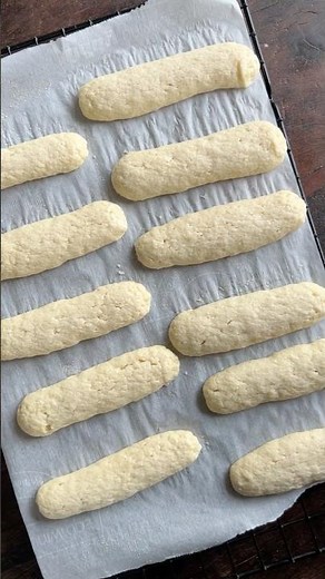The most perfect eggless lady finger biscuits recipe for tiramisu 😍