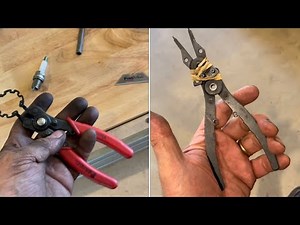 “modifying” snap ring pliers to SPREAD LARGER DISTANCE (harbor freight)
