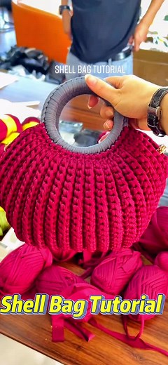 Shell Bag Crochet Tutorial