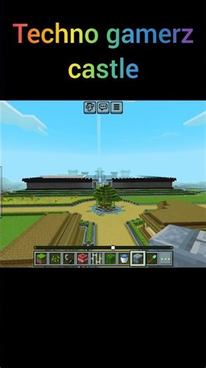 Minecraft techno gamerz castle #minecraft #gaming #shorts