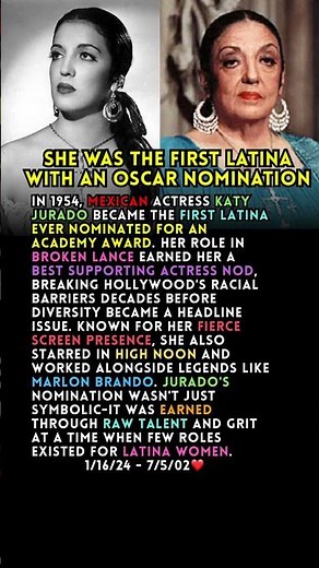 She Was the First Latina With an Oscar Nomination: Katy Jurado