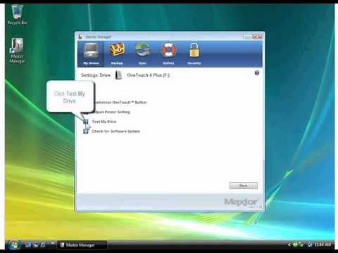 How to test Maxtor OneTouch 4 drives | Windows Vista