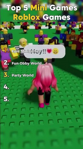 Top 5 Mini Games Roblox 🎮🔥 || #roblox #minigames ‪@TheRealDSlaYz‬