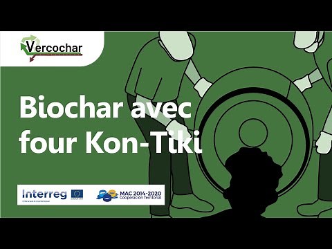 Processus d'obtention de biochar avec four Kon-Tiki