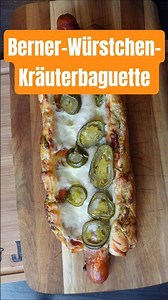 Forget the grill! This Bernese sausage herb baguette comes straight from the oven