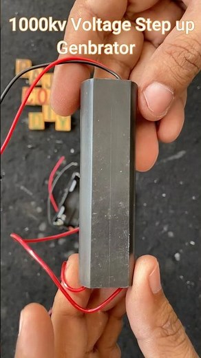 1000KV Voltage step up generator DIY #diy #genrator #dc #voltage