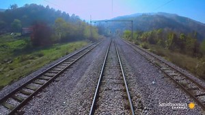 The Belgrade-to-Bar train takes passengers on a 12-hour Balkan adventure across the majestic Dinaric Alps, through land that was torn by a brutal civil war just decades ago. But through difficult times and terrain, this mighty train has journeyed forth, on its course from Belgrade, the capital of Sebia, to Bar, in Montenegro on the Adriatic Sea. Mighty Trains airs back-to-back tonight at 8 PM. | Smithsonian Channel