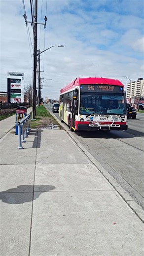 TTC Nova Bus LFSe+ #6725 on route 54B Lawrence East