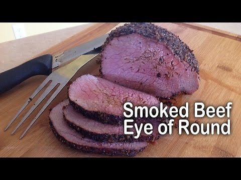 Smoked Beef Eye of Round - MES Masterbuilt Electric Smoker