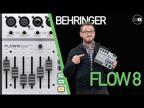 Behringer Flow 8 - Connecting BlueTooth for Control & Audio Playback