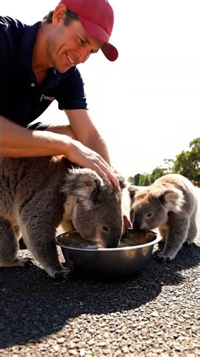 Brave Man Saves Koala from Python Attack — Heart-Stopping Rescue!