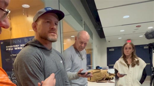 Cael Sanderson on Penn State's trip to Iowa