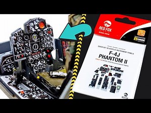 Red Fox studio cockpit set for Tamiya 1/32 F-4J Phantom