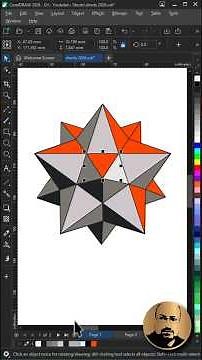 EASY Way to Draw a 3D Star Shape!