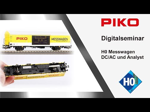 PIKO [D016] Digitalseminar PIKO Messwagen mit Analyst Software