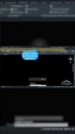 Tip MENUBAR Civil 3D