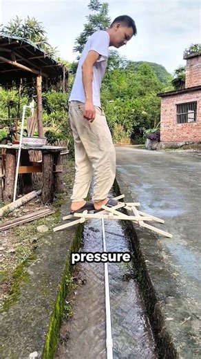 This Bridge Gets Stronger When You Walk on It 🤯