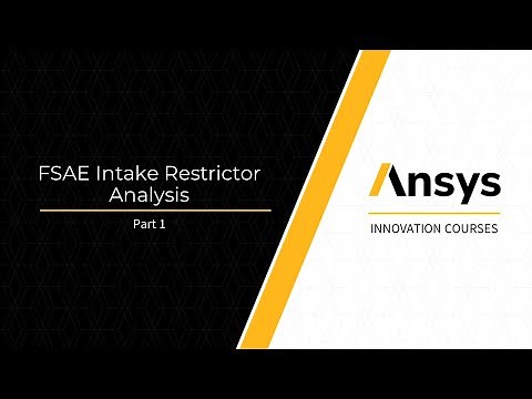 FSAE Intake Restrictor Analysis Using Ansys Discovery - Part 1