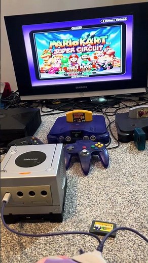 Let’s test out Mario Kart Super Circuit on the Game Boy Player on the GameCube 🎮🧊