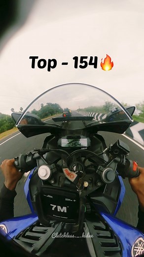Clutchless Kidee on Instagram: "Top speed - 154 🔥.. . . . . #v3 #r15v3 #v3lovers #dragrace #topspeed #bikes #reels #ınstadaily #trendingreels #viral #gopromax #vn #ride #drag #v3riders #v3bikerboy #r15"