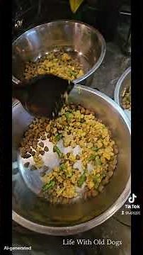 Simple skillet meal topper for senior dogs