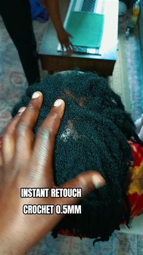 Instant Dreadlocks Crochet Maintenance 0.5mm #locs #locstyles #dreadlocks #dreads #crochet