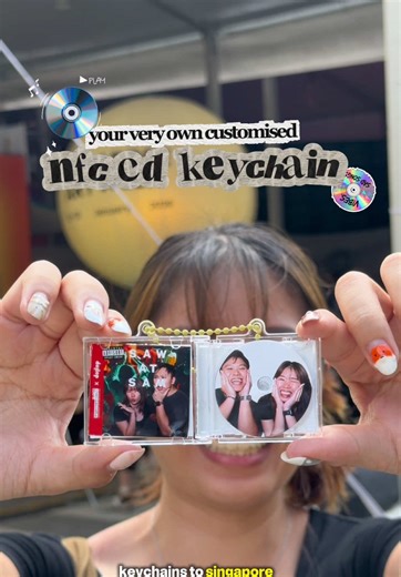 we’re so excited to bring these nfc cd keychains to sg! you can encrypt any song into these tiny keepsakes and that moment lives forever. we’ve just launched this at @Singapore Art Museum, Memory Market this weekend, and will be here next weekend too. if you’re in town, drop by for a date 🫶🏻 📍 Singapore Art Museum, The Spine 🗓️ 23-25 Jan, 30 Jan-1 Feb