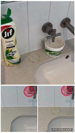 How to remove rust from bathroom counter ?