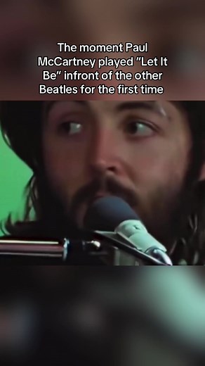The Beatles' First Performance of 'Let It Be' Moment