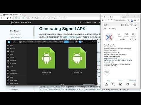 Compile Project Android .apk (Release) di React Native
