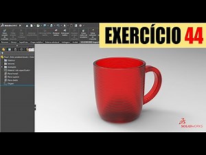 SOLIDWORKS EXERCÍCIO 44 - COPO