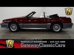 1989 Ford Mustang GT/Cobra Convertible,Gateway Classic Cars-Nashville#206