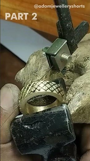 💎 Traditional Sand Casting Method for Brass Ring | Handmade Jewellery #jewellery #adamjewellery