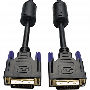 Tripp Lite P560-006 6' Black DVI Dual Link Digital TMDS Monitor Cable with 2 Male Connectors