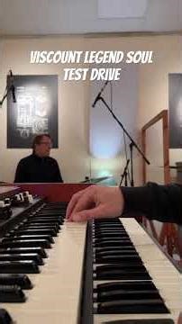 Viscount Legend Soul (with new keybed springs) test drive with my buddy Caspar St. Charles on drums
