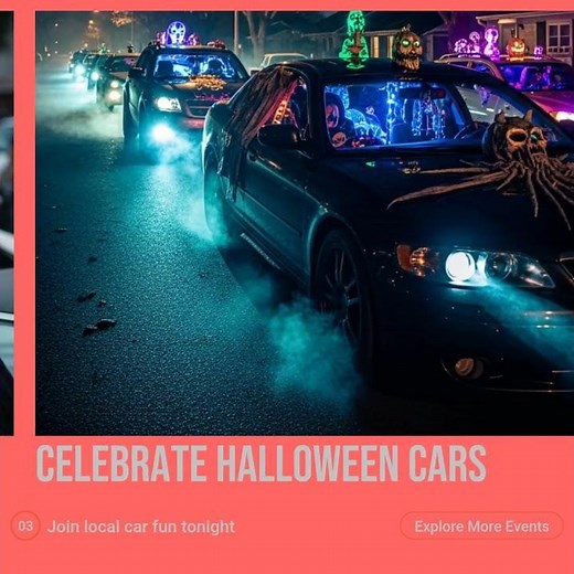 Celebrate Halloween Cars
