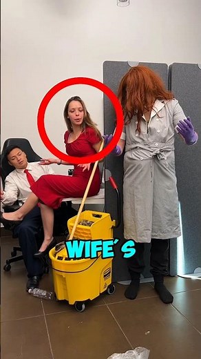 He Disguised Himself as a Janitor And What His Wife Said Next Shocked Everyone 😳 #shorts
