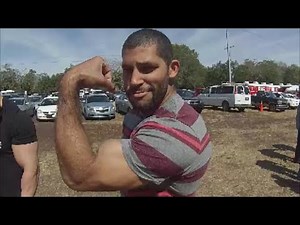 Muscle Link Dominating the Renaissance Fair Armwrestling