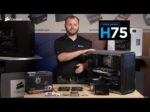 Installing the Corsair Hydro Series H75 Liquid CPU Cooler