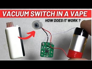 How a Micro Vacuum Switch Works in a Vape ? Using it for DC Motor Controlling