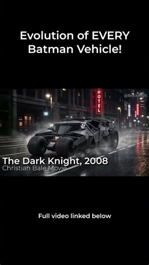 Evolution of EVERY Batman Vehicle