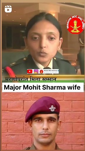 Major Mohit Sharma wife