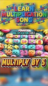 Memorize the 5 times table easily with this fun Multiplication song