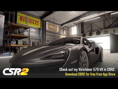 【CSR2】Vorsteiner 570-VX (purple star), shift & tune for 8.224