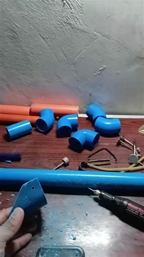 Blue/Orange PVC Pipe for Water or Electrical | 1 meter 1.5 meter | Sizes: 1/2