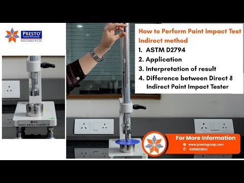 How to Perform Paint Impact Test – Indirect Method Explained | Presto Demo